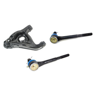 Mevotech® - Supreme™ Front Driver Side Lower Control Arm with Ball Joint and Tie Rod End Kit