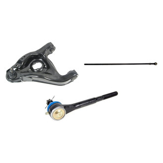 Mevotech® - Supreme™ Front Driver Side Lower Control Arm with Ball Joint and Tie Rod End Kit