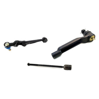 Mevotech® - Supreme™ Front Driver Side Lower Control Arm with Ball Joint and Tie Rod End Kit