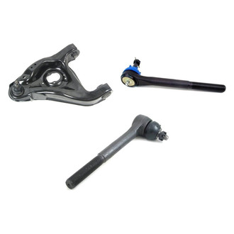 Mevotech® - Supreme™ Front Driver Side Lower Control Arm with Ball Joint and Tie Rod End Kit