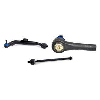 Mevotech® - Supreme™ Front Driver Side Lower Control Arm with Ball Joint and Tie Rod End Kit