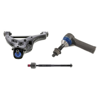 Mevotech® - Supreme™ Front Driver Side Lower Control Arm with Ball Joint and Tie Rod End Kit