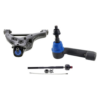 Mevotech® - Supreme™ Front Driver Side Lower Control Arm with Ball Joint and Tie Rod End Kit