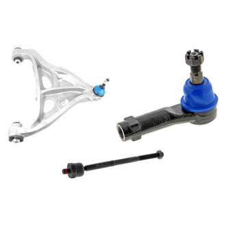 Mevotech® - Supreme™ Front Driver Side Lower Control Arm with Ball Joint and Tie Rod End Kit