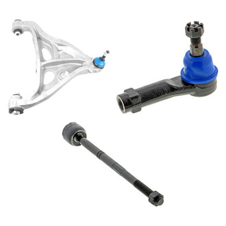 Mevotech® - Supreme™ Front Driver Side Lower Control Arm with Ball Joint and Tie Rod End Kit