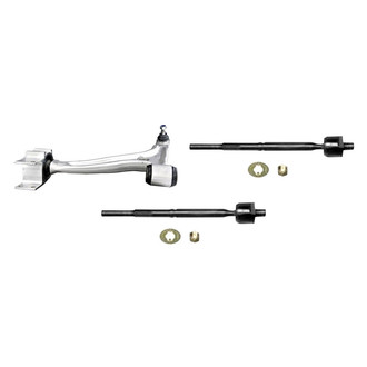 Mevotech® - Supreme™ Front Driver Side Lower Control Arm with Ball Joint and Tie Rod End Kit