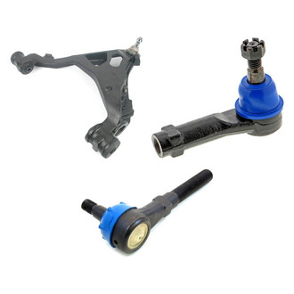 Mevotech® - Supreme™ Front Driver Side Lower Control Arm with Ball Joint and Tie Rod End Kit
