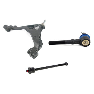 Mevotech® - Supreme™ Front Driver Side Lower Control Arm with Ball Joint and Tie Rod End Kit
