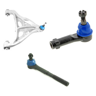 Mevotech® - Supreme™ Front Driver Side Lower Control Arm with Ball Joint and Tie Rod End Kit