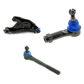 Mevotech® - Supreme™ Front Driver Side Lower Control Arm with Ball Joint and Tie Rod End Kit