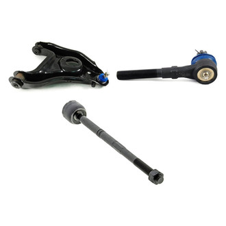 Mevotech® - Supreme™ Front Driver Side Lower Control Arm with Ball Joint and Tie Rod End Kit