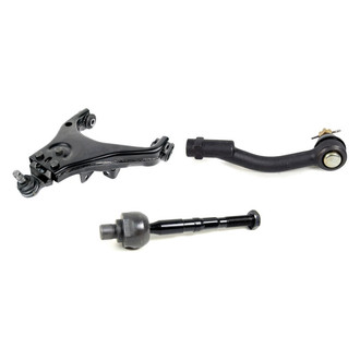 Mevotech® - Supreme™ Front Driver Side Lower Control Arm with Ball Joint and Tie Rod End Kit
