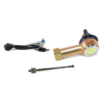 Mevotech® - Supreme™ Front Driver Side Lower Control Arm with Ball Joint and Tie Rod End Kit