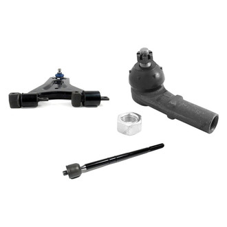 Mevotech® - Supreme™ Front Driver Side Lower Control Arm with Ball Joint and Tie Rod End Kit
