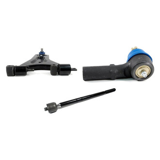 Mevotech® - Supreme™ Front Driver Side Lower Control Arm with Ball Joint and Tie Rod End Kit