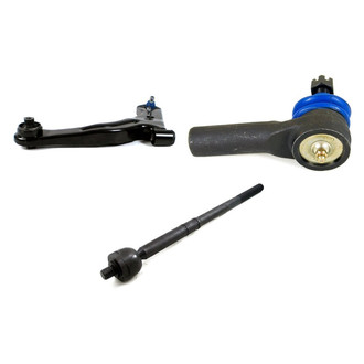 Mevotech® - Supreme™ Front Driver Side Lower Control Arm with Ball Joint and Tie Rod End Kit