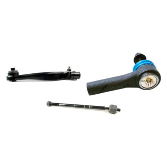 Mevotech® - Supreme™ Front Driver Side Lower Control Arm with Ball Joint and Tie Rod End Kit