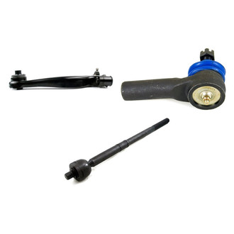 Mevotech® - Supreme™ Front Driver Side Lower Control Arm with Ball Joint and Tie Rod End Kit