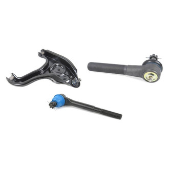 Mevotech® - Supreme™ Front Driver Side Lower Control Arm with Ball Joint and Tie Rod End Kit