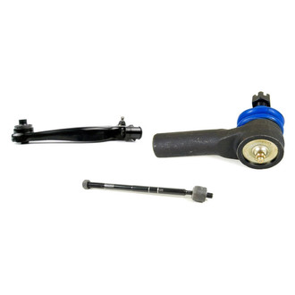 Mevotech® - Supreme™ Front Driver Side Lower Control Arm with Ball Joint and Tie Rod End Kit