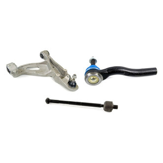 Mevotech® - Supreme™ Front Driver Side Lower Control Arm with Ball Joint and Tie Rod End Kit