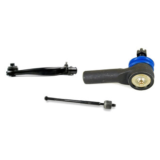 Mevotech® - Supreme™ Front Driver Side Lower Control Arm with Ball Joint and Tie Rod End Kit