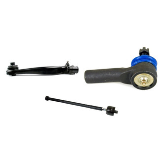 Mevotech® - Supreme™ Front Driver Side Lower Control Arm with Ball Joint and Tie Rod End Kit