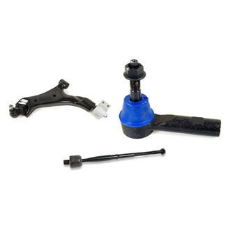 Mevotech® - Supreme™ Front Driver Side Lower Control Arm with Ball Joint and Tie Rod End Kit