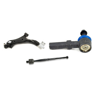 Mevotech® - Supreme™ Front Driver Side Lower Control Arm with Ball Joint and Tie Rod End Kit