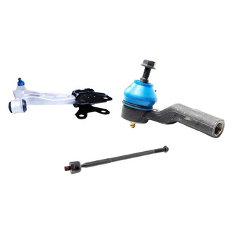 Mevotech® - Supreme™ Front Driver Side Lower Control Arm with Ball Joint and Tie Rod End Kit