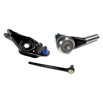 Mevotech® - Supreme™ Front Driver Side Lower Control Arm with Ball Joint and Tie Rod End Kit