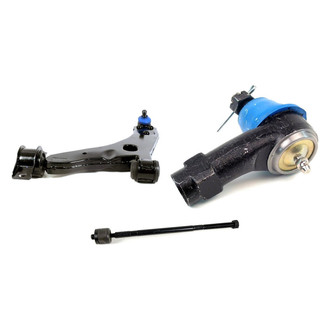 Mevotech® - Supreme™ Front Driver Side Lower Control Arm with Ball Joint and Tie Rod End Kit