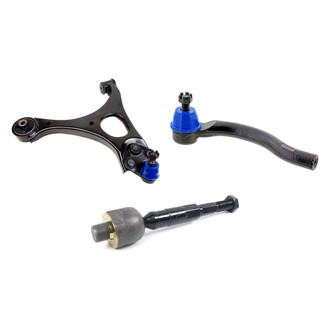 Mevotech® - Supreme™ Front Driver Side Lower Control Arm with Ball Joint and Tie Rod End Kit