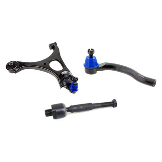 Mevotech® - Supreme™ Front Driver Side Lower Control Arm with Ball Joint and Tie Rod End Kit