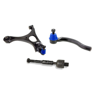 Mevotech® - Supreme™ Front Driver Side Lower Control Arm with Ball Joint and Tie Rod End Kit
