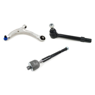 Mevotech® - Supreme™ Front Driver Side Lower Control Arm with Ball Joint and Tie Rod End Kit