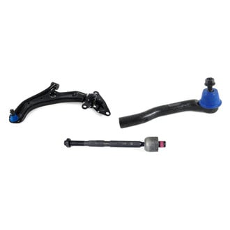 Mevotech® - Supreme™ Front Driver Side Lower Control Arm with Ball Joint and Tie Rod End Kit