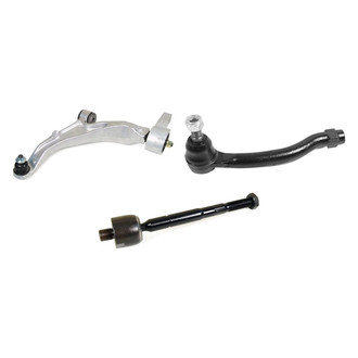 Mevotech® - Supreme™ Front Driver Side Lower Control Arm with Ball Joint and Tie Rod End Kit