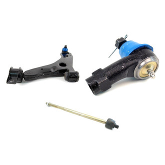 Mevotech® - Supreme™ Front Driver Side Lower Control Arm with Ball Joint and Tie Rod End Kit