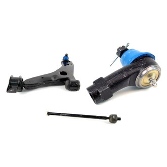 Mevotech® - Supreme™ Front Driver Side Lower Control Arm with Ball Joint and Tie Rod End Kit