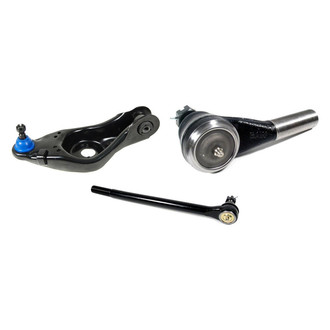 Mevotech® - Supreme™ Front Driver Side Lower Control Arm with Ball Joint and Tie Rod End Kit