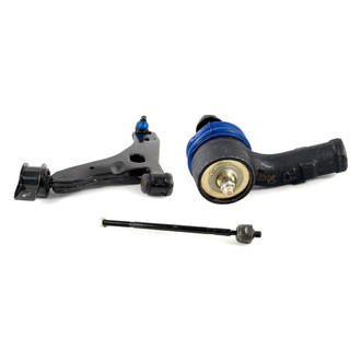 Mevotech® - Supreme™ Front Driver Side Lower Control Arm with Ball Joint and Tie Rod End Kit