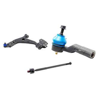 Mevotech® - Supreme™ Front Driver Side Lower Control Arm with Ball Joint and Tie Rod End Kit
