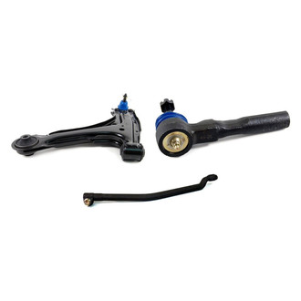 Mevotech® - Supreme™ Front Driver Side Lower Control Arm with Ball Joint and Tie Rod End Kit