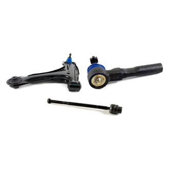 Mevotech® - Supreme™ Front Driver Side Lower Control Arm with Ball Joint and Tie Rod End Kit