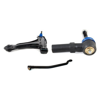Mevotech® - Supreme™ Front Driver Side Lower Control Arm with Ball Joint and Tie Rod End Kit