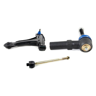 Mevotech® - Supreme™ Front Driver Side Lower Control Arm with Ball Joint and Tie Rod End Kit
