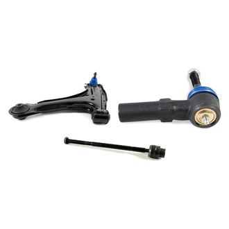 Mevotech® - Supreme™ Front Driver Side Lower Control Arm with Ball Joint and Tie Rod End Kit