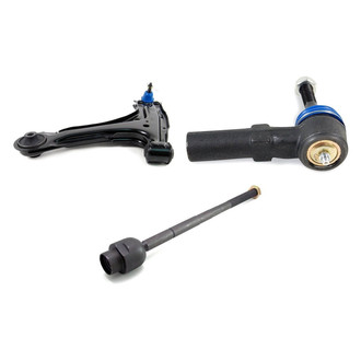 Mevotech® - Supreme™ Front Driver Side Lower Control Arm with Ball Joint and Tie Rod End Kit
