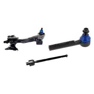 Mevotech® - Supreme™ Front Driver Side Lower Control Arm with Ball Joint and Tie Rod End Kit